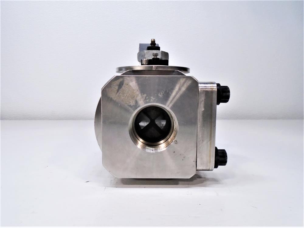 Cyclonic STDC Series 2" Threaded Side Entry Control Valve 316 Stainless 5000 MOP